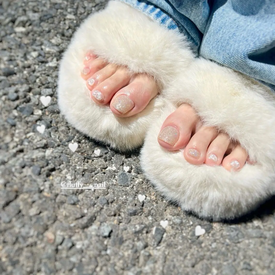 ネイル ブライダルネイル フットネイル nail salon FLUFFYのネイルデザイン