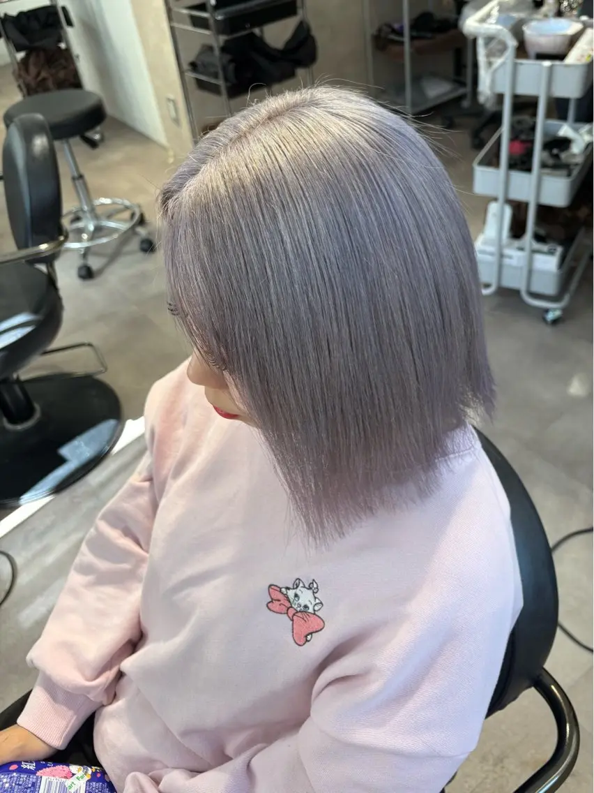 カラー ブリーチ ケアブリーチ デザインカラー ダブルカラー ハイトーンカラー カット ヘアカラー Seleneコウキ ブリーチ/ハイトーンのヘアスタイル