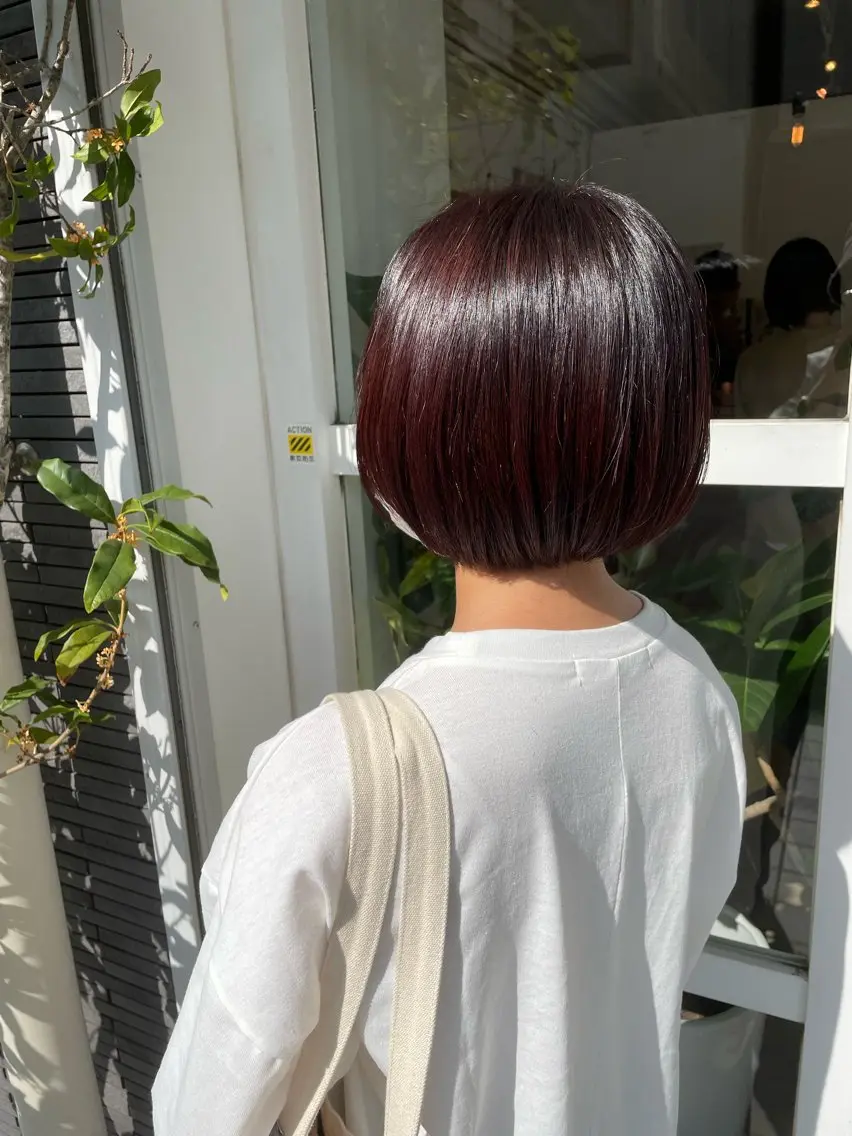 ショート カラー トリートメント 大塚 陽彩のヘアスタイル