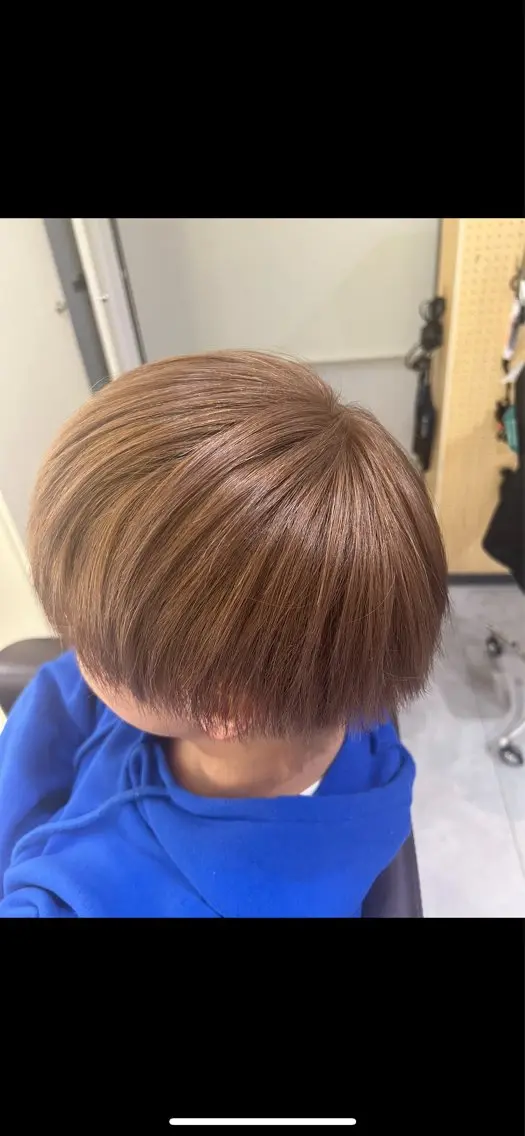 ショート カラー メンズ ブラウンカラー 透明感カラー ダブルカラー カット ヘアカラー 笠原 裕貴のヘアスタイル