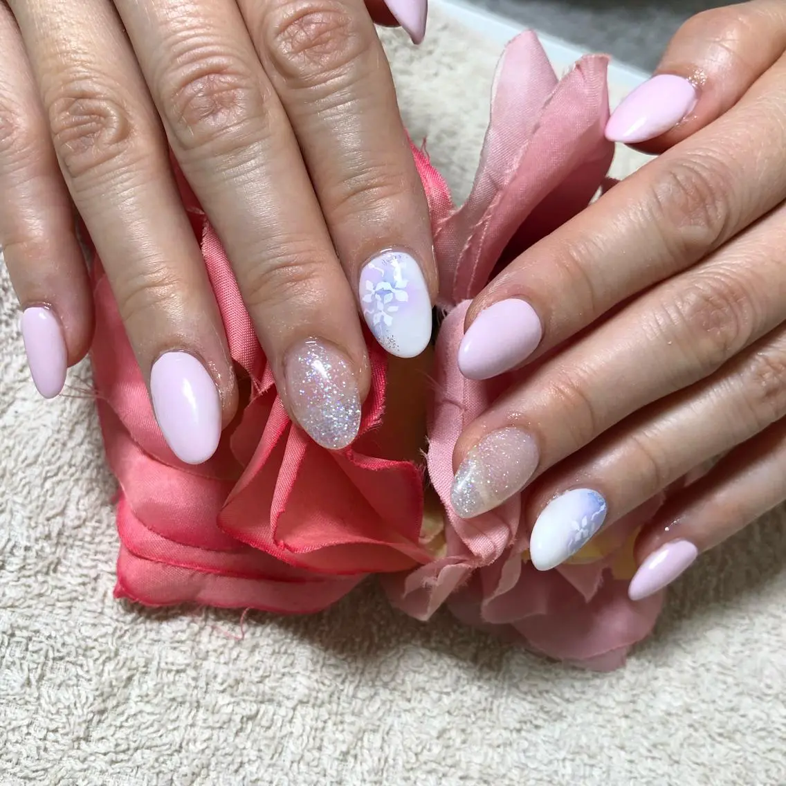 ショート ネイル アートネイル ワンカラーネイル ハンドネイル 《LB》ラブリエ Nail&eyeのマツエク・マツパデザイン