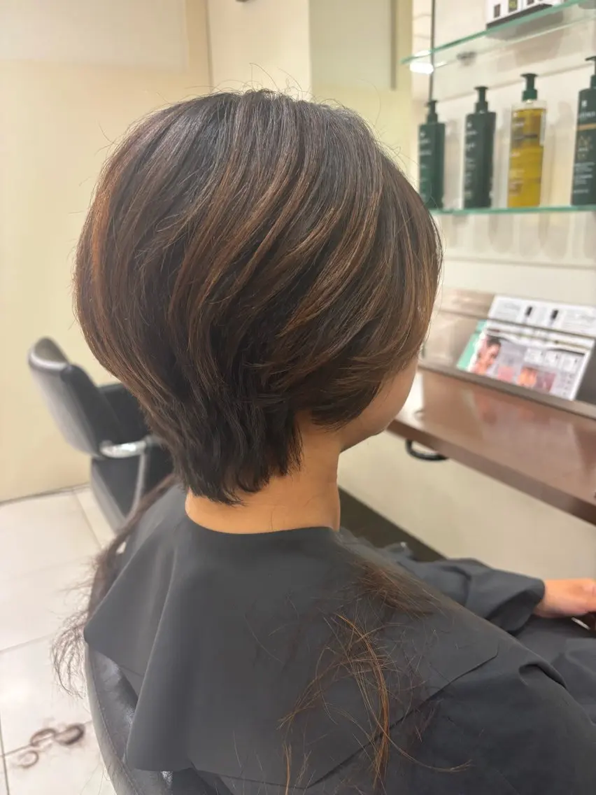 ショート ショートヘア TONI&GUY速寿 勇希のヘアスタイル