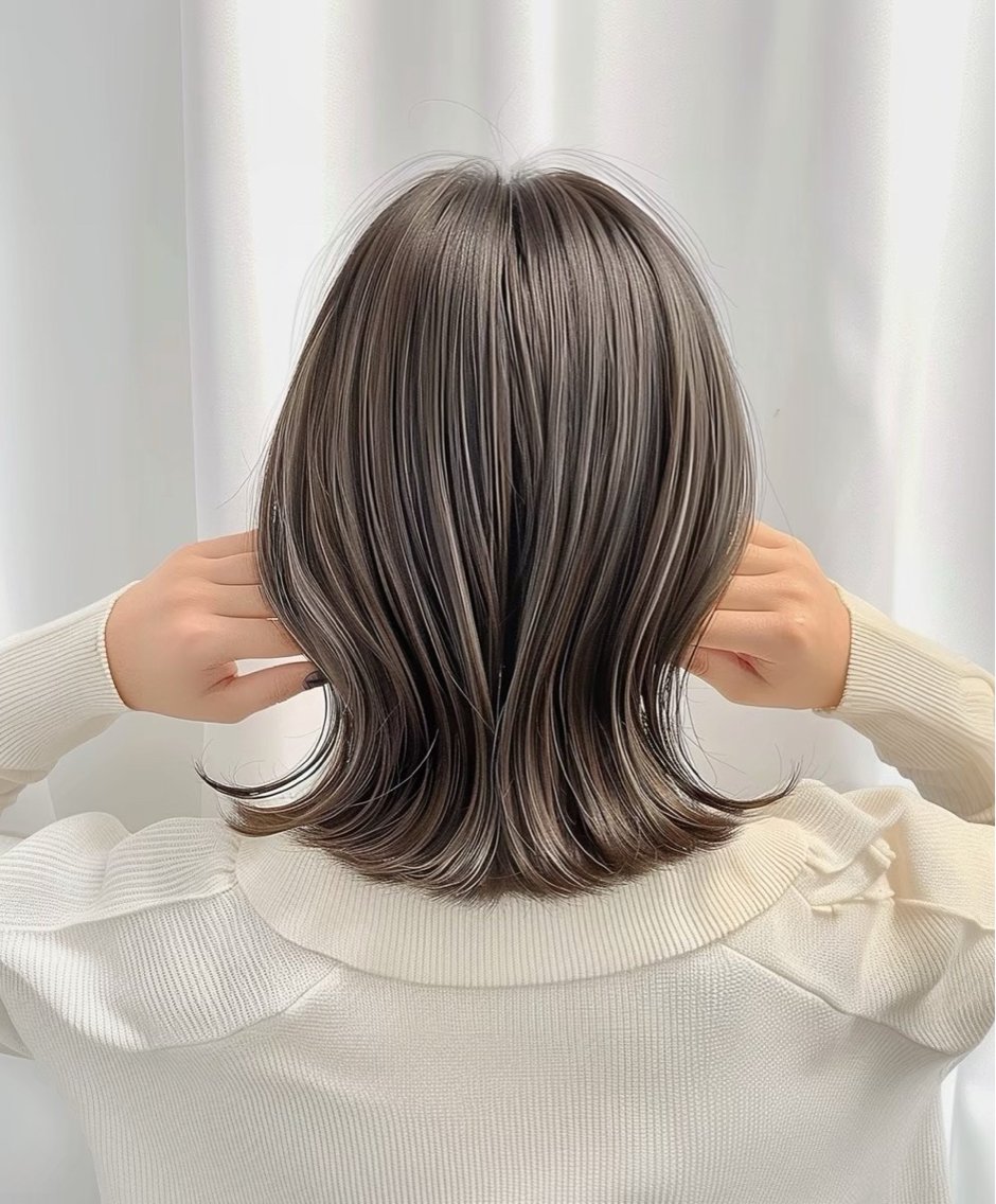 ミディアム カラー ヘアカラー トリートメント 佐藤優晟/カラー/ 癖毛ショート/表参道のヘアスタイル