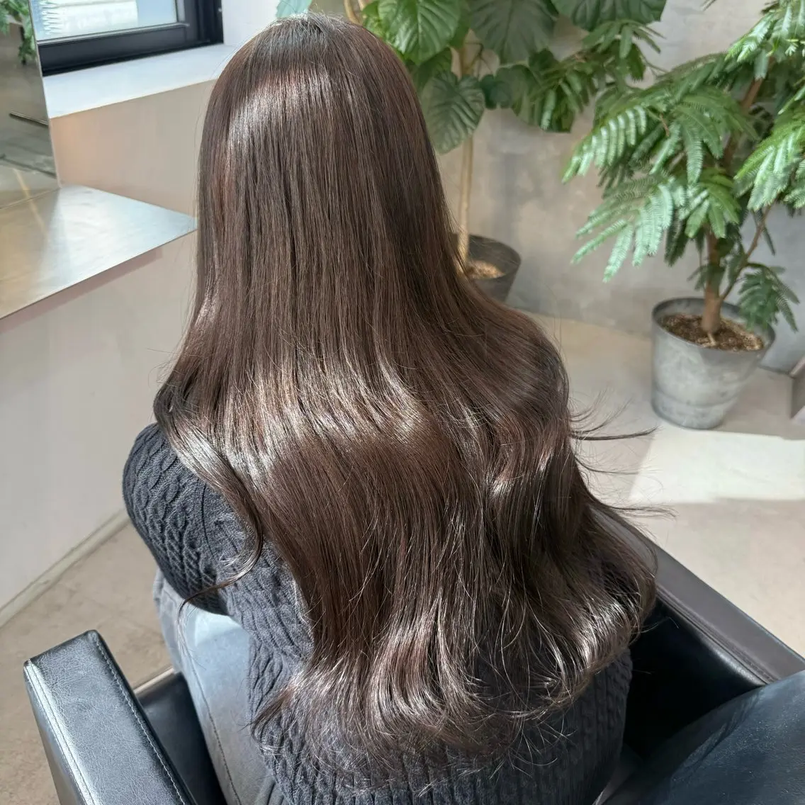 ロング カット ヘアカラー ELIN hair Nanamiのヘアスタイル