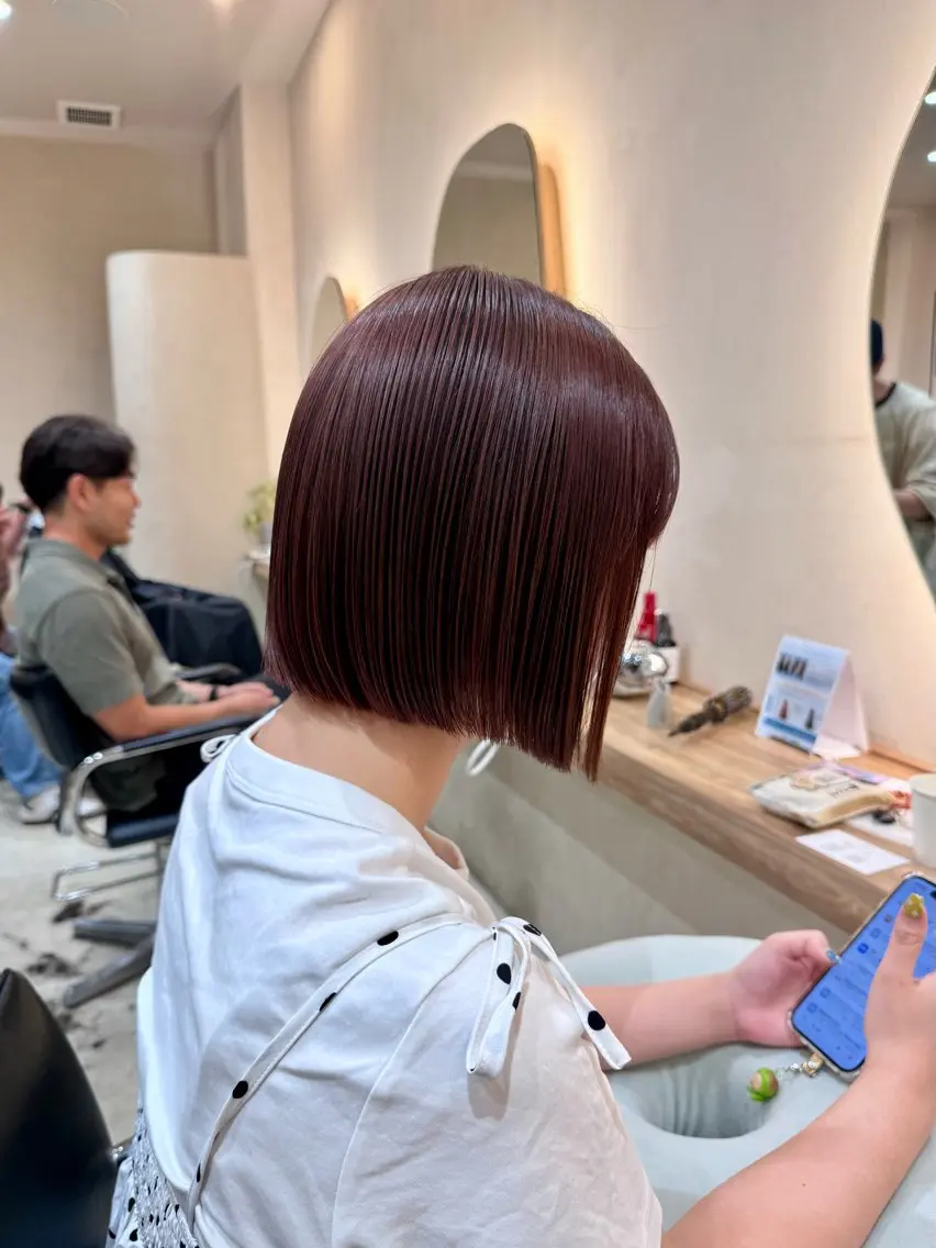 カラー ヘアカラー 透明感カラー /りんのヘアスタイル