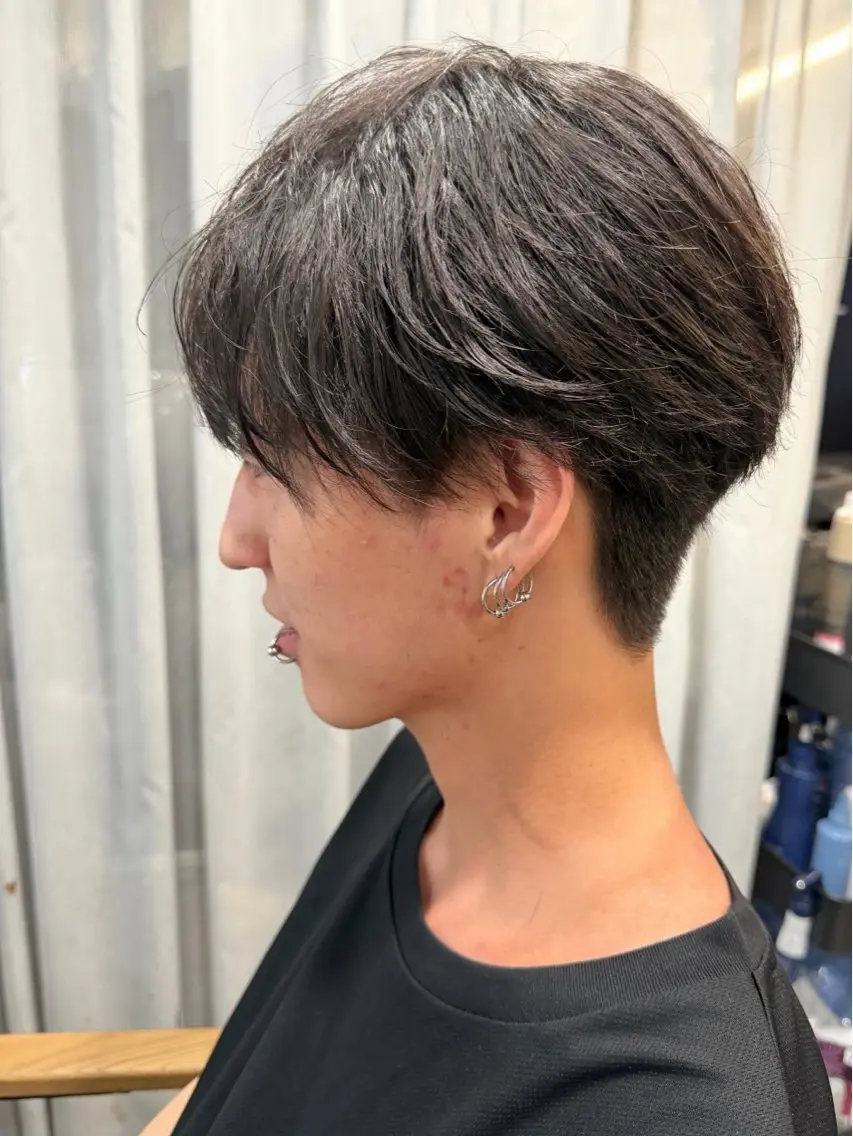 メンズ メンズ韓国風 韓国マッシュ マッシュ 刈り上げ Li'a【リア】 ANNAのヘアスタイル