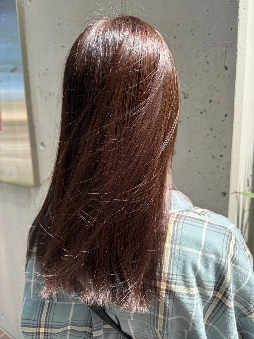 ロング カラー 山際 樹璃のヘアスタイル