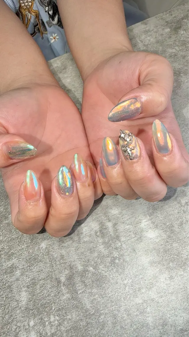 ネイル ハンドネイル ハンドケア shino🌟 痛ネイルのネイルデザイン