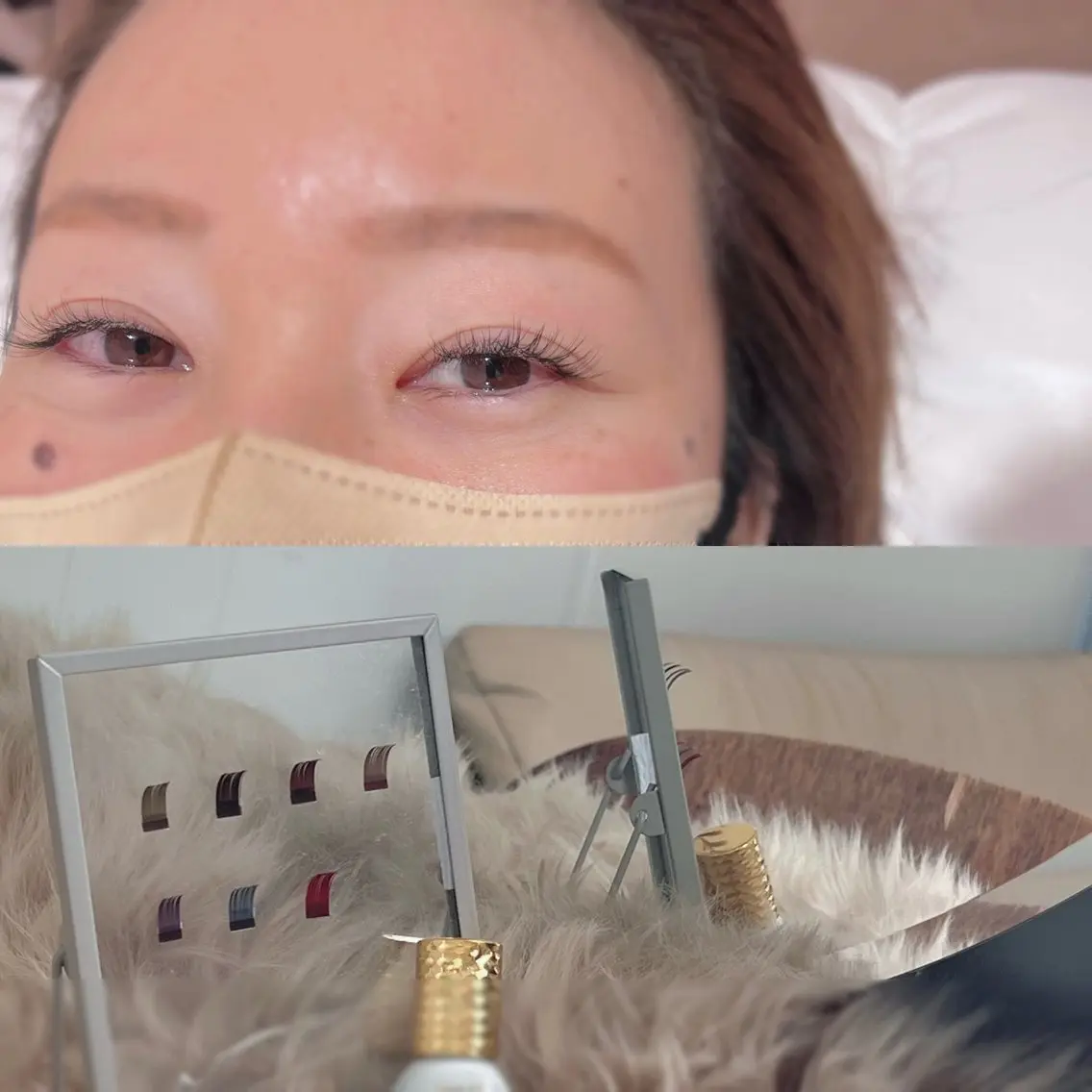 【FLAT LASH(ﾌﾗｯﾄﾗｯｼｭ)】ボリュームしっかり140本🧁の写真