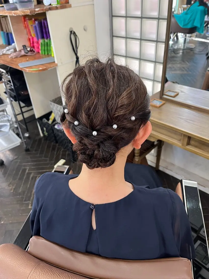 ヘアアレンジ ヘアセット ミホ/ 元町中華街のヘアスタイル