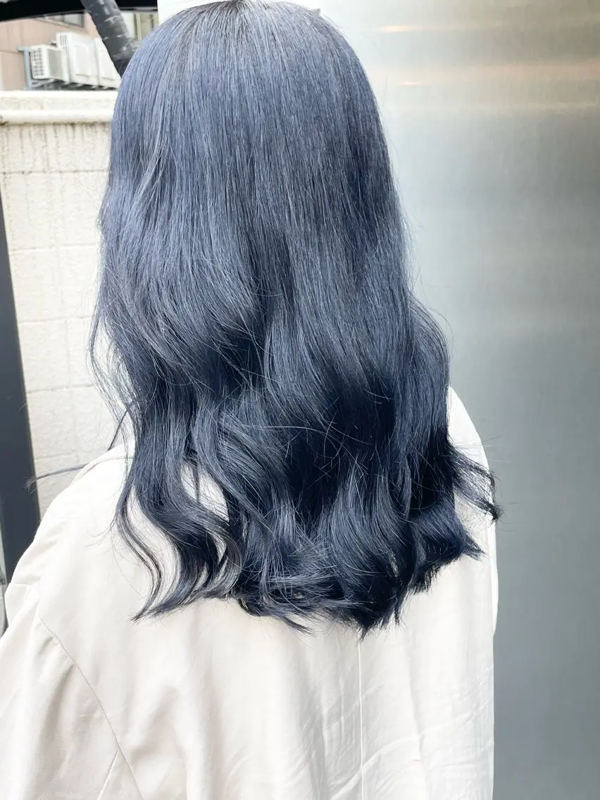 💙赤みを消したい方おすすめ!💙カットアディクシーカラー☆ベースTr付き✨の写真