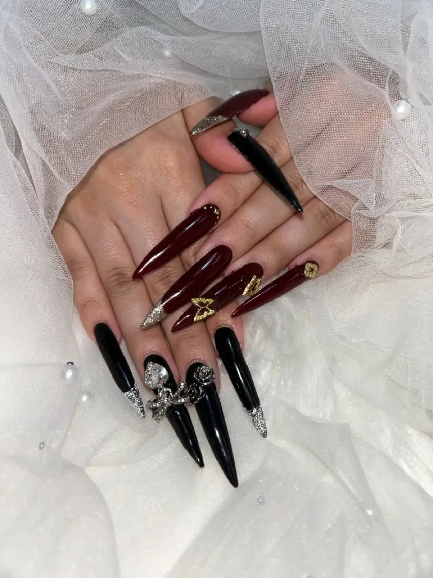 ネイル ロングネイル 持ち込み スーパーロングネイル nail salon Lilynのネイルデザイン