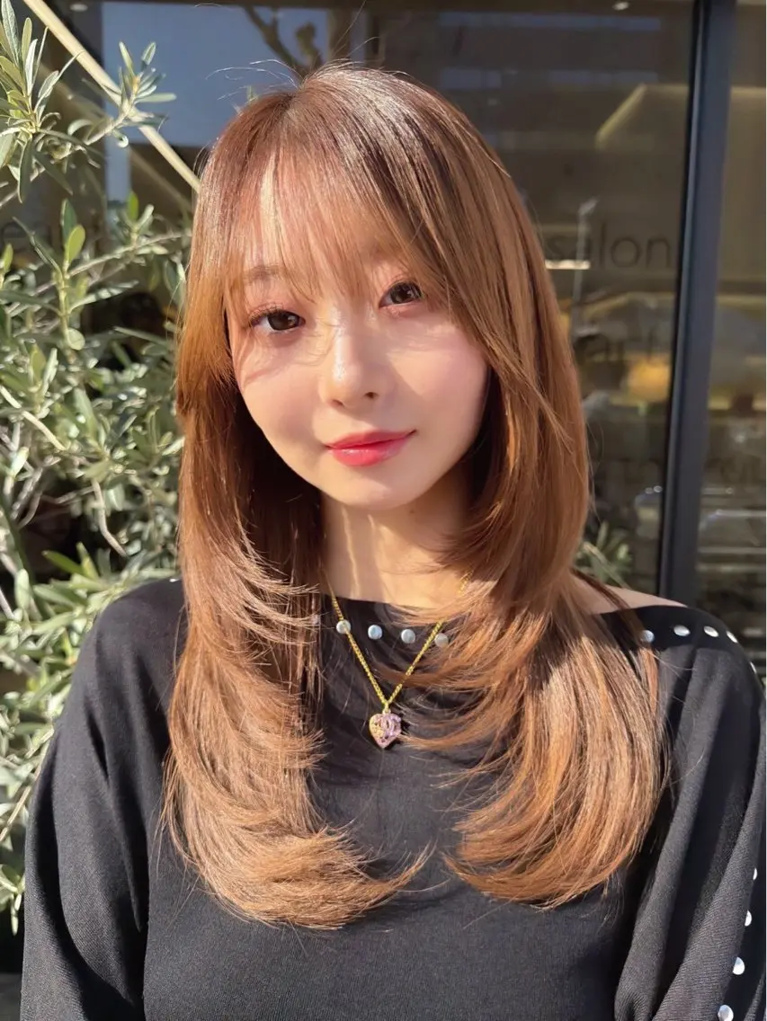 ロング ヘアカラー YUI 🎀 EARTH金山のヘアスタイル