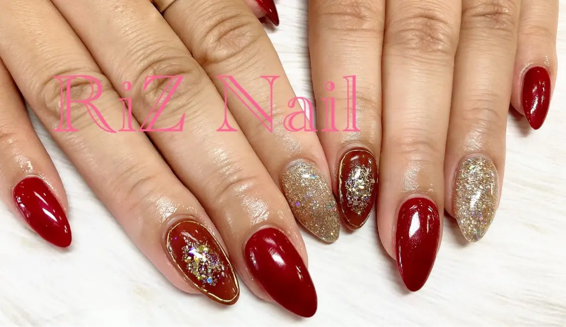 ネイル アートネイル シンプルネイル ハンドネイル RiZ nail salonのネイルデザイン