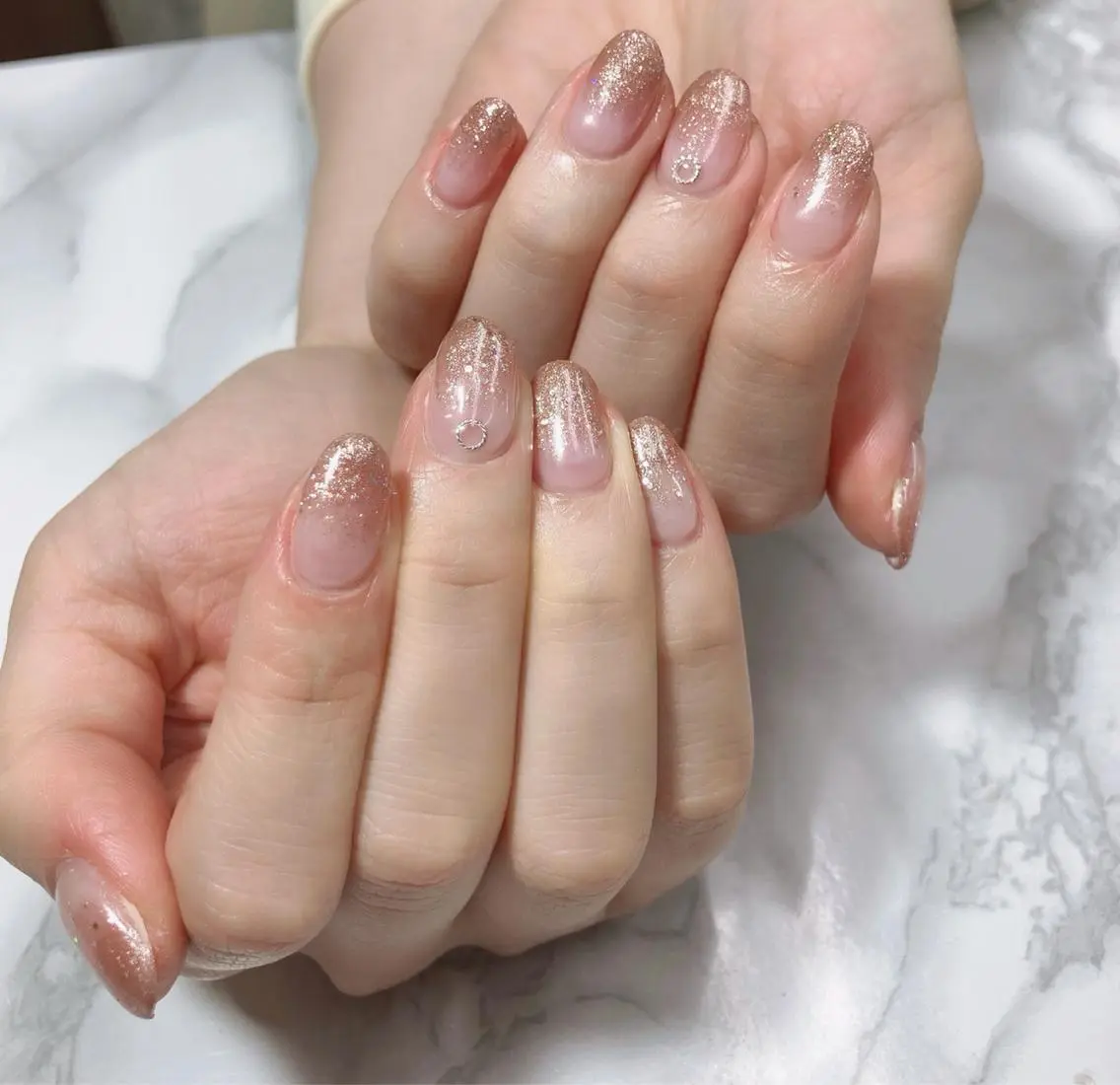 セミロング ネイル Reonail 💕Kana💕のネイルデザイン