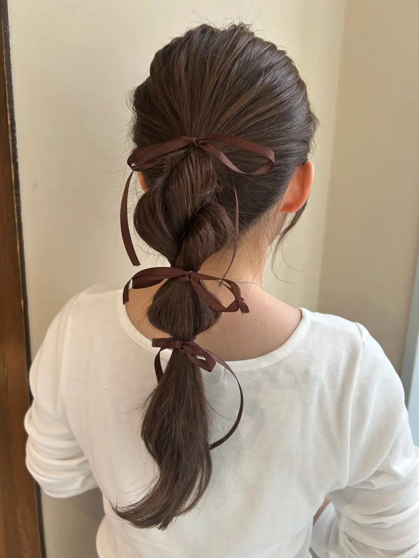 ロング ヘアアレンジ ヘアセット 🎀大竹美侑/顔まわ りカット/レイヤーのヘアスタイル