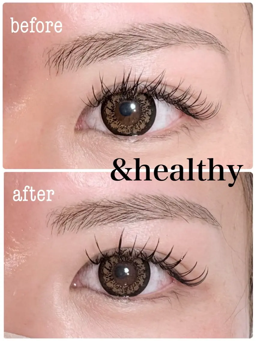 🎀120本+&healthy🎀マツエク後にパーマをかける最新技術!ばらつきにくく、お目元ぱっちりに✨の写真