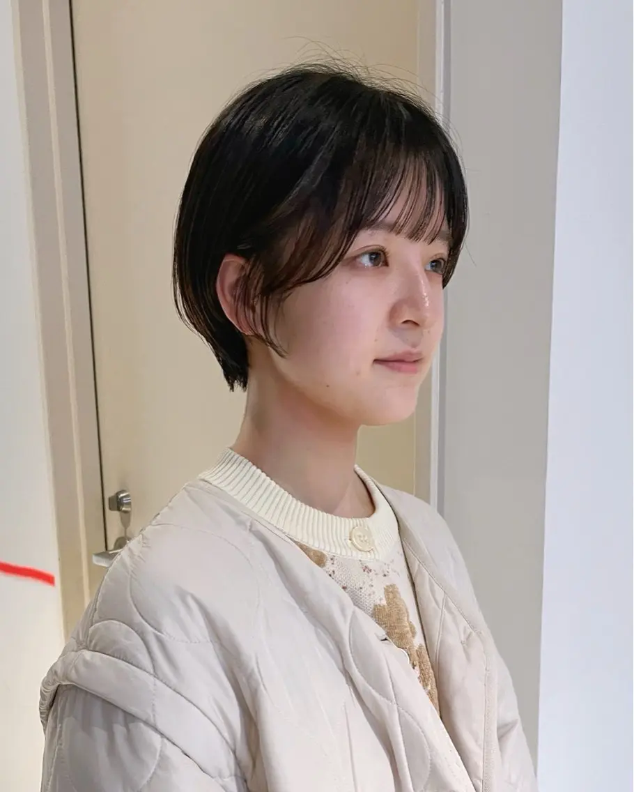 ショート かわい りほのヘアスタイル