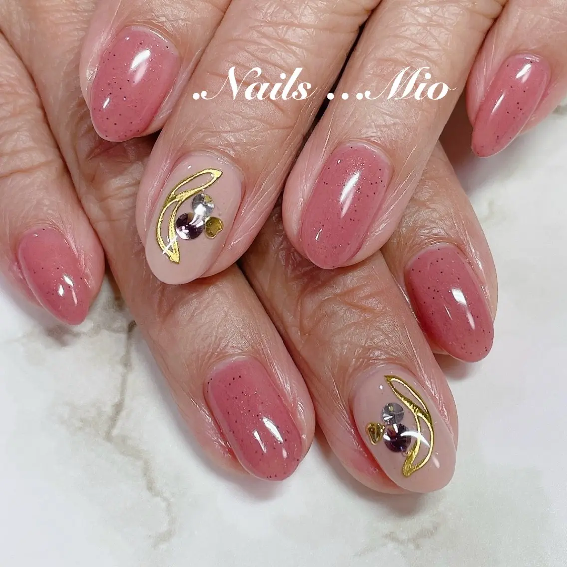ネイル アートネイル ジェルネイル ワンカラーネイル .Nails Mio 赤羽西ネイルサロンのネイルデザイン