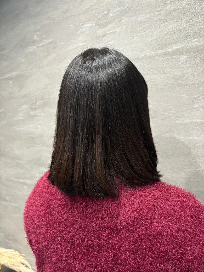 ミディアム カラー カット ヘアカラー トリートメント 永井大樹✨ 透明感カラー✨のヘアスタイル