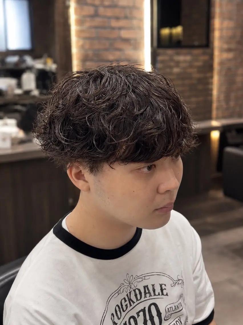 パーマ メンズ カット パーマ 【ルーズパーマ・初パ ーマ指名No.1昇陽のヘアスタイル
