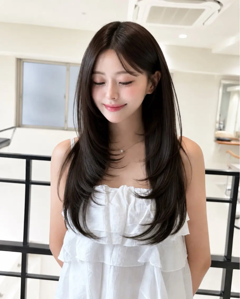 ロング レイヤーカット ショートヘア特化のヘアスタイル