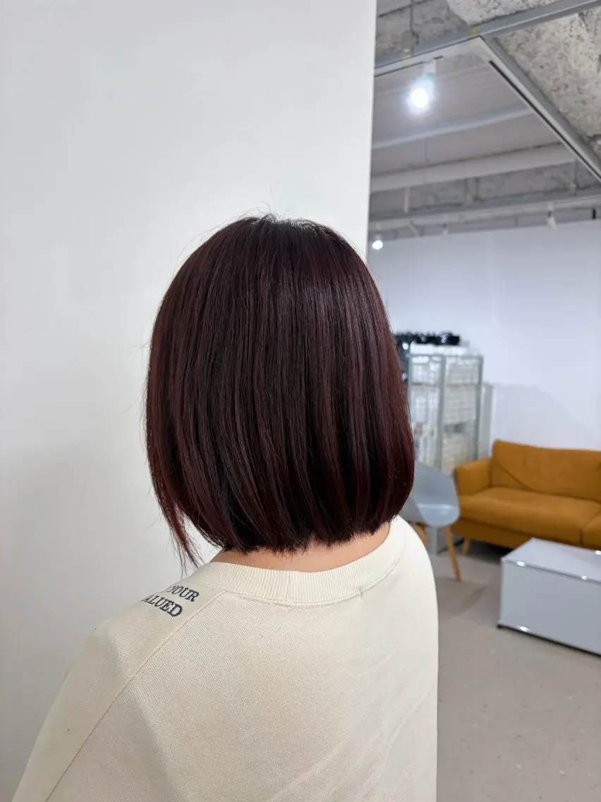 カラー ヘアカラー 松本 ゆらのヘアスタイル