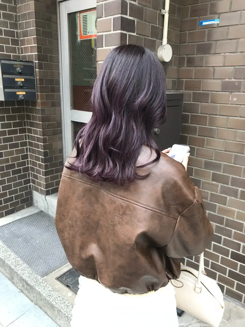 透明感ワンカラー⟡.·シャンプーブロー込の写真