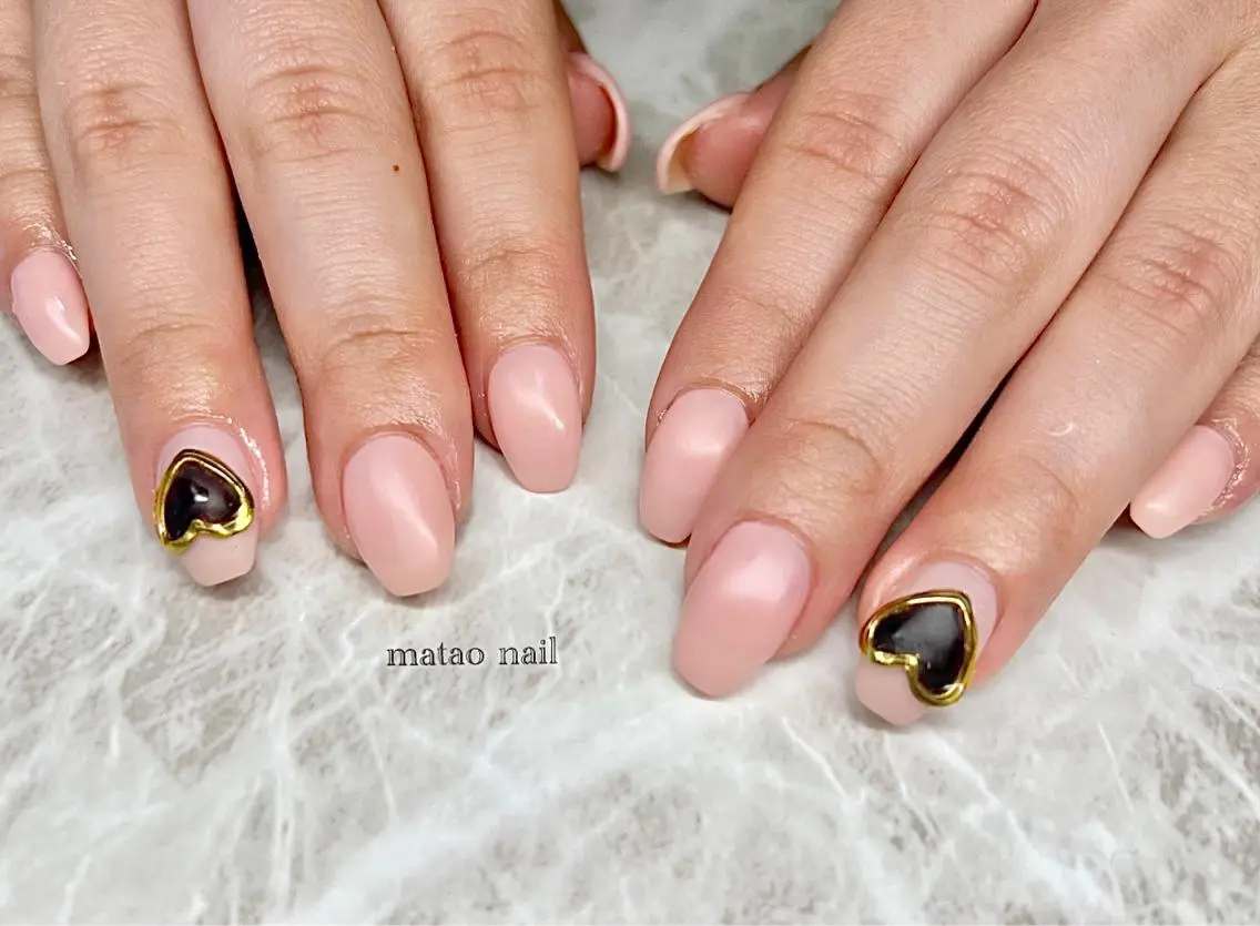 ネイル ハート マットネイル matao nailの眉毛・アイブロウイメージ