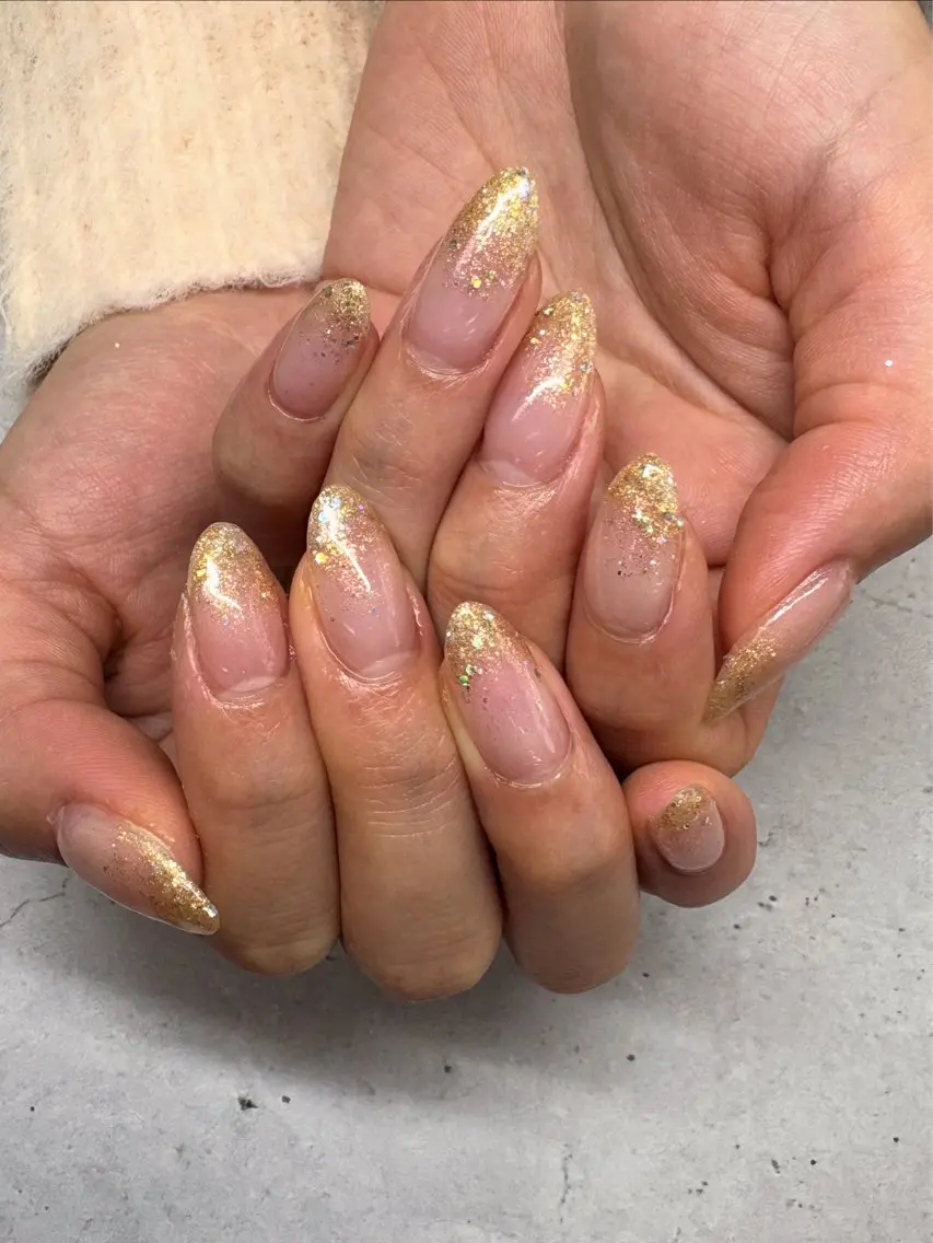 ラメグラデーション🌟【オフなし】の写真