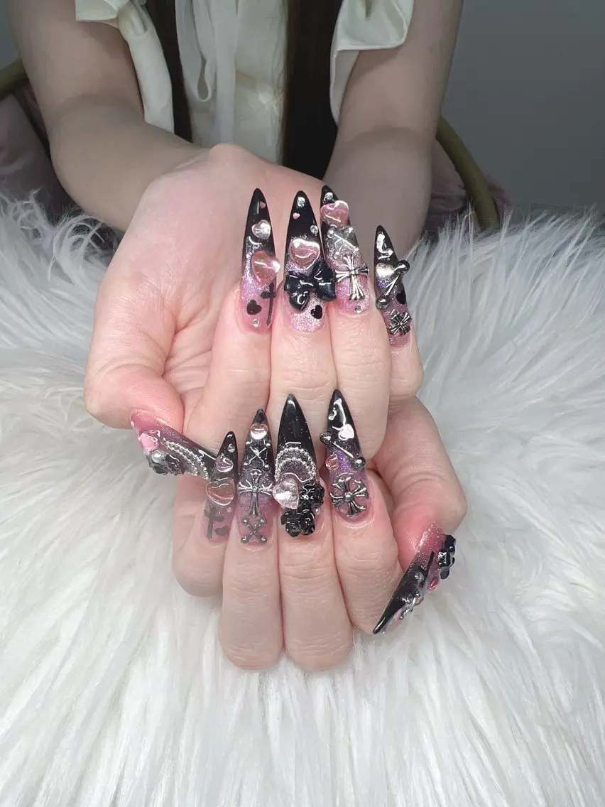 ネイル ハンドネイル Lee Nails チップ長さだし専門店のネイルデザイン