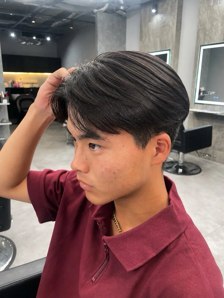 メンズ ヘアカラー 【ALEAP】メンズ リョウスケのヘアスタイル