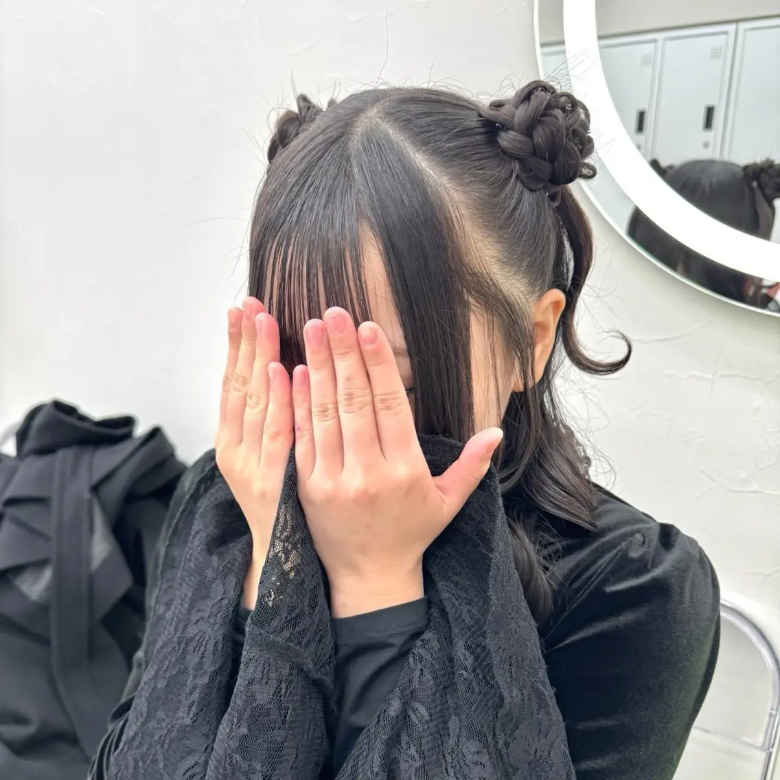ロング ヘアアレンジ ヘアセット ヘアメ🎀ハイトーン 🩵エクステ🪄しほのヘアスタイル