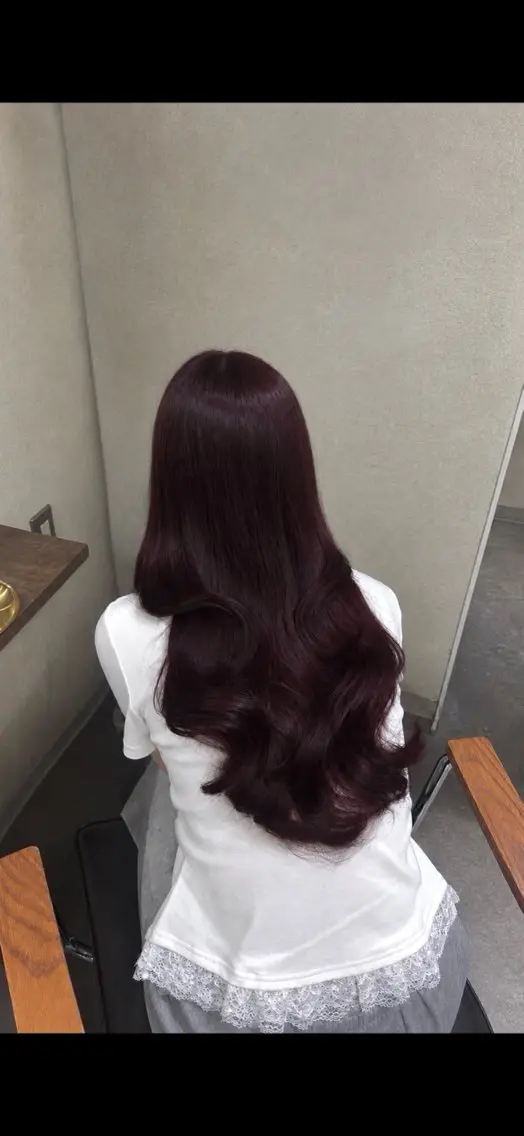 ロング カラー ダブルカラー ピンクカラー ヘアカラー ioe愛莉 /透明感カラーのヘアスタイル