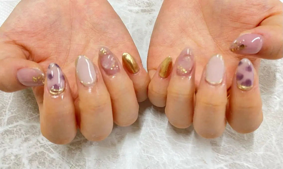 ネイル ミラーネイル ワンカラーネイル LiTA. marinaのネイルデザイン