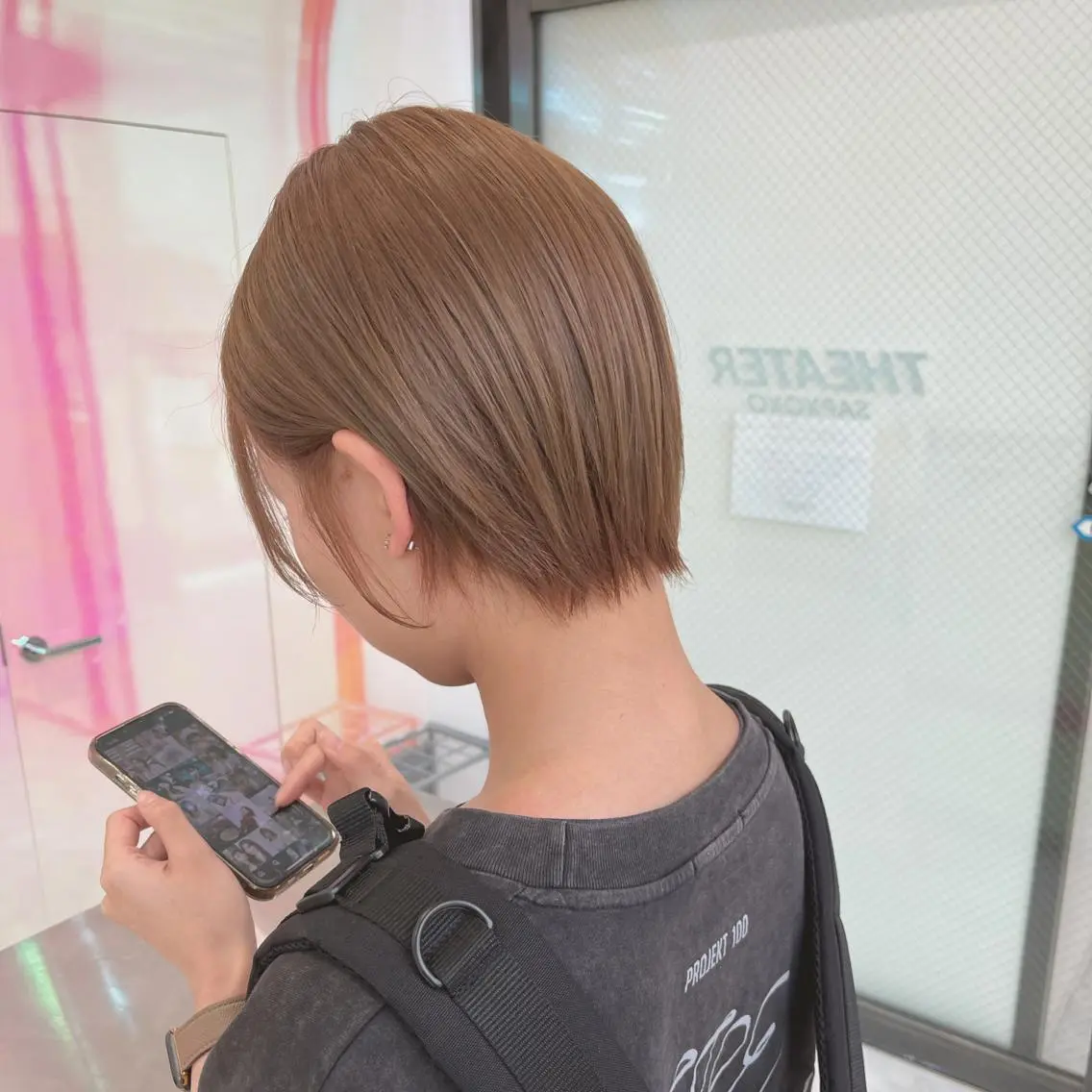 ショート カラー ヘアアレンジ カット ヘアカラー トレンドレイヤー No.1/KOHEIのヘアスタイル