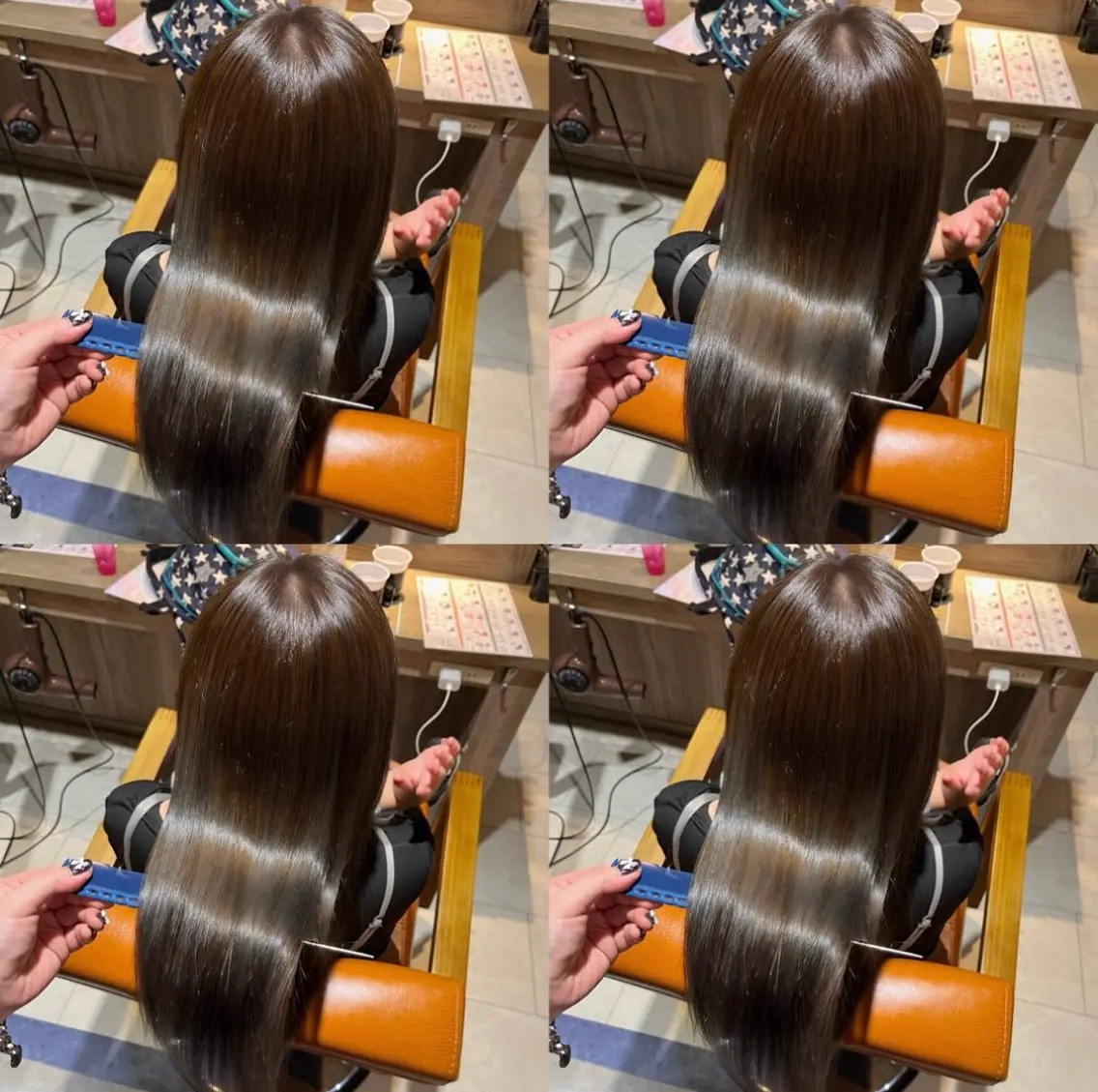 ロング カラー ヘアカラー トリートメント ヘッドスパ 髪質改善 /美髪矯正🫧ゆたかのヘアスタイル