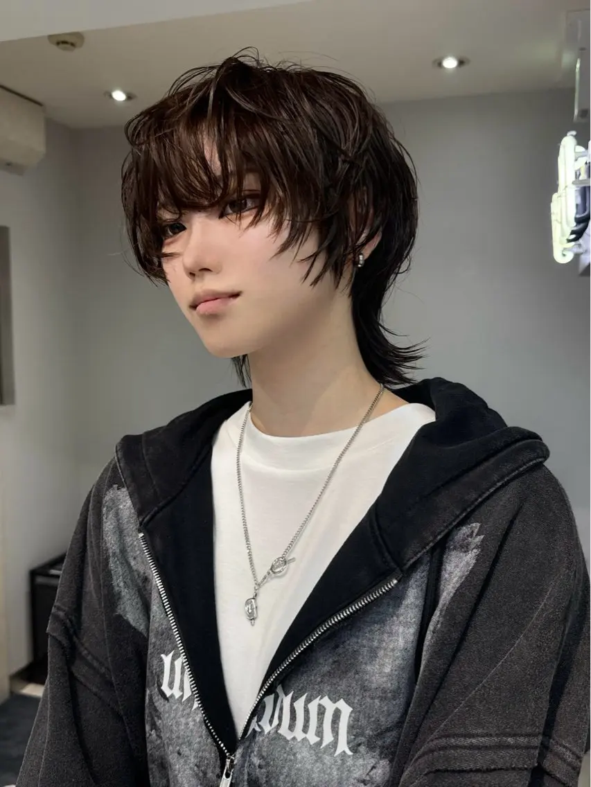 カラー パーマ ヘアアレンジ メンズ 渋谷  中性ヘア あかりのヘアスタイル