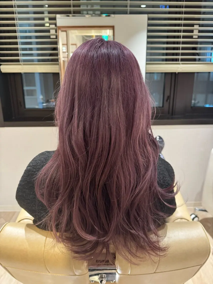 セミロング 🫧透明感カラー🫧 ロン毛美容師のヘアスタイル