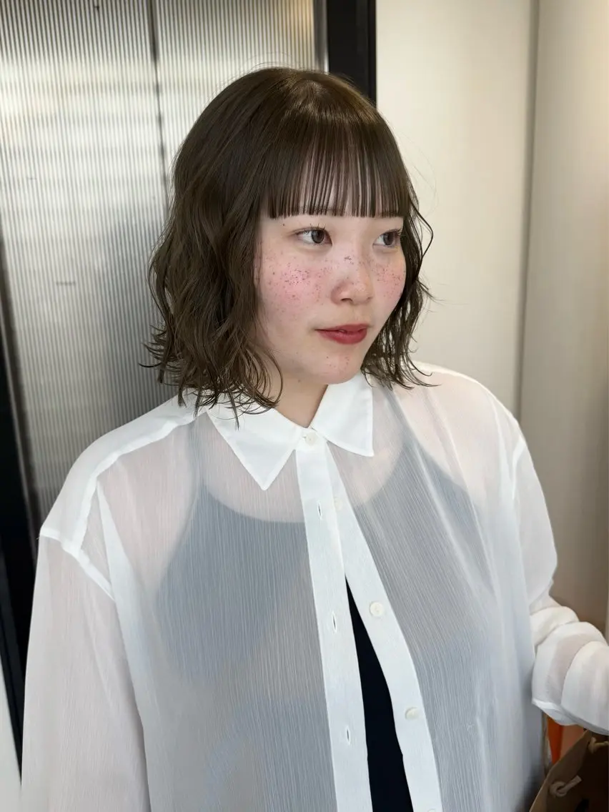 【ご新規様、平日限定】カット+ブリーチ無しWカラーの写真