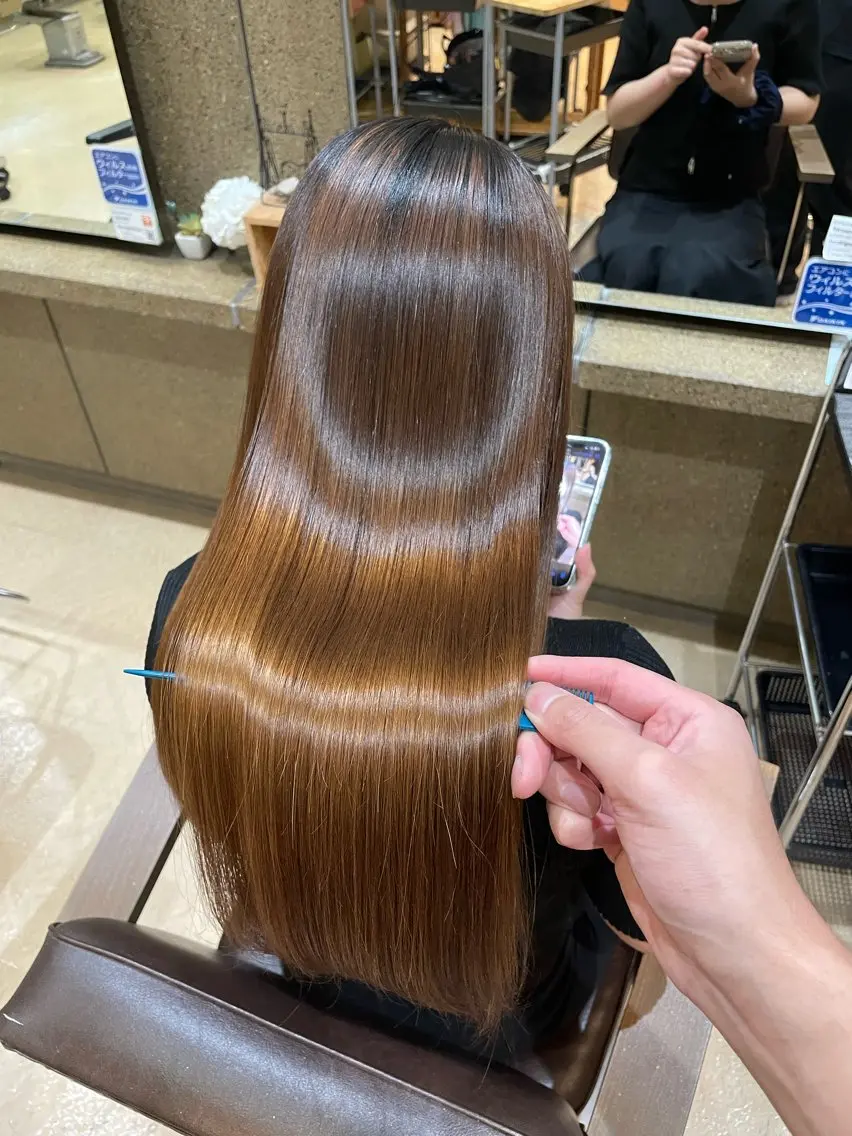 ロング 田中 俊貴のヘアスタイル