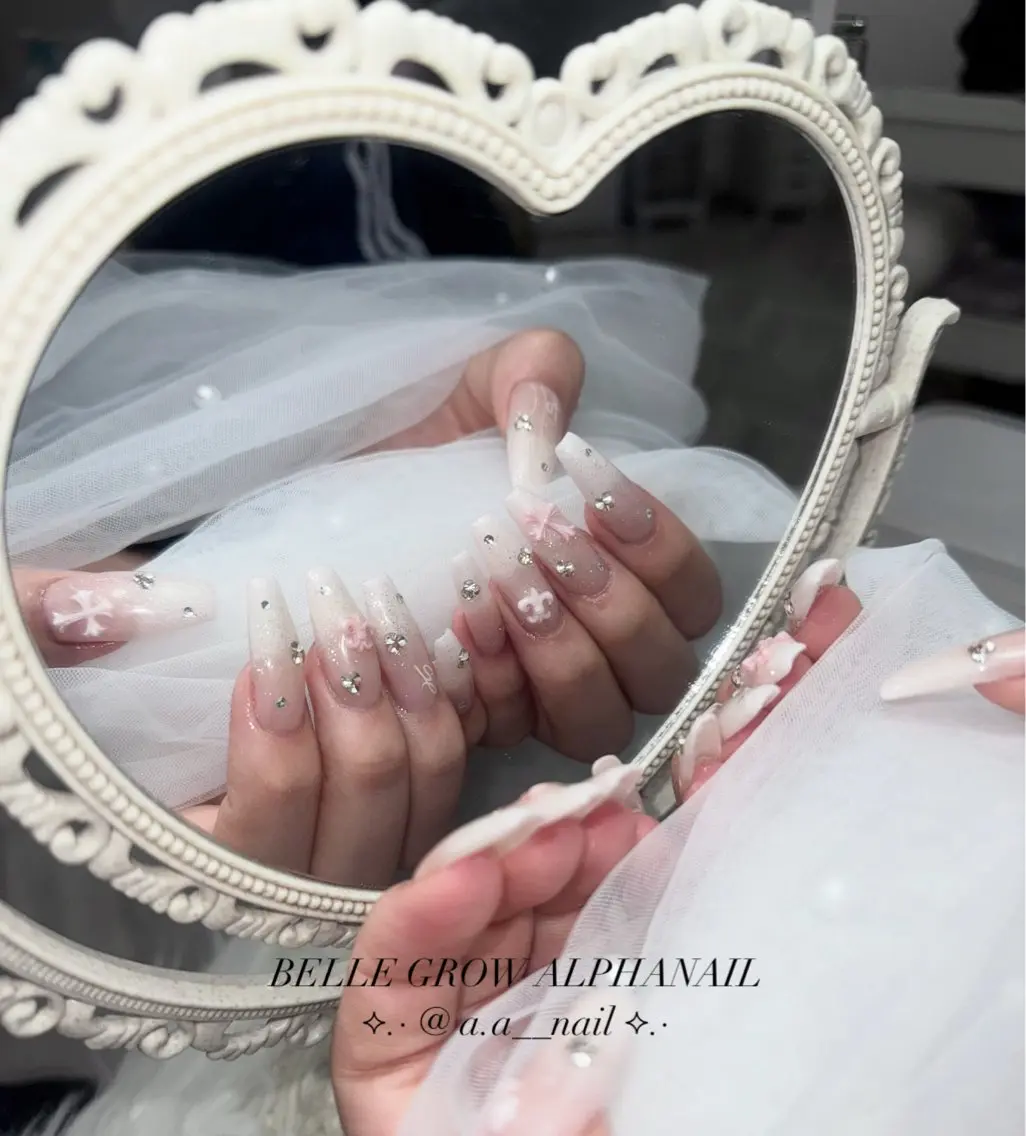 ✨🌸【ご新規様限定】🌸✨️長さ出し10本(オフあり)⟡持ち込み画像OK!⟡の写真