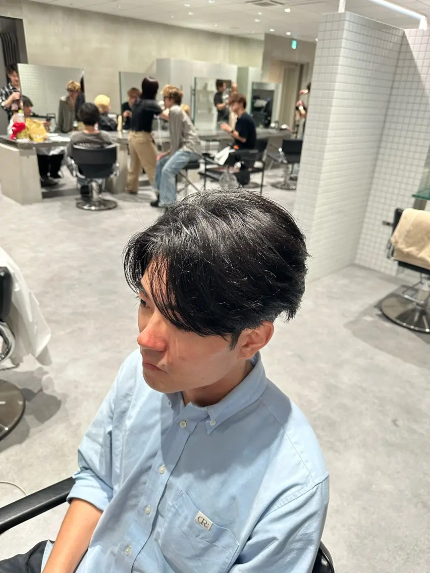 ショート パーマ メンズ 濵本 海斗のヘアスタイル