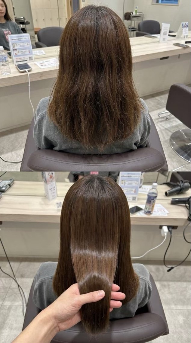 ロング カラー ヘアカラー トリートメント 艶カラー/高円寺 /ココナのヘアスタイル