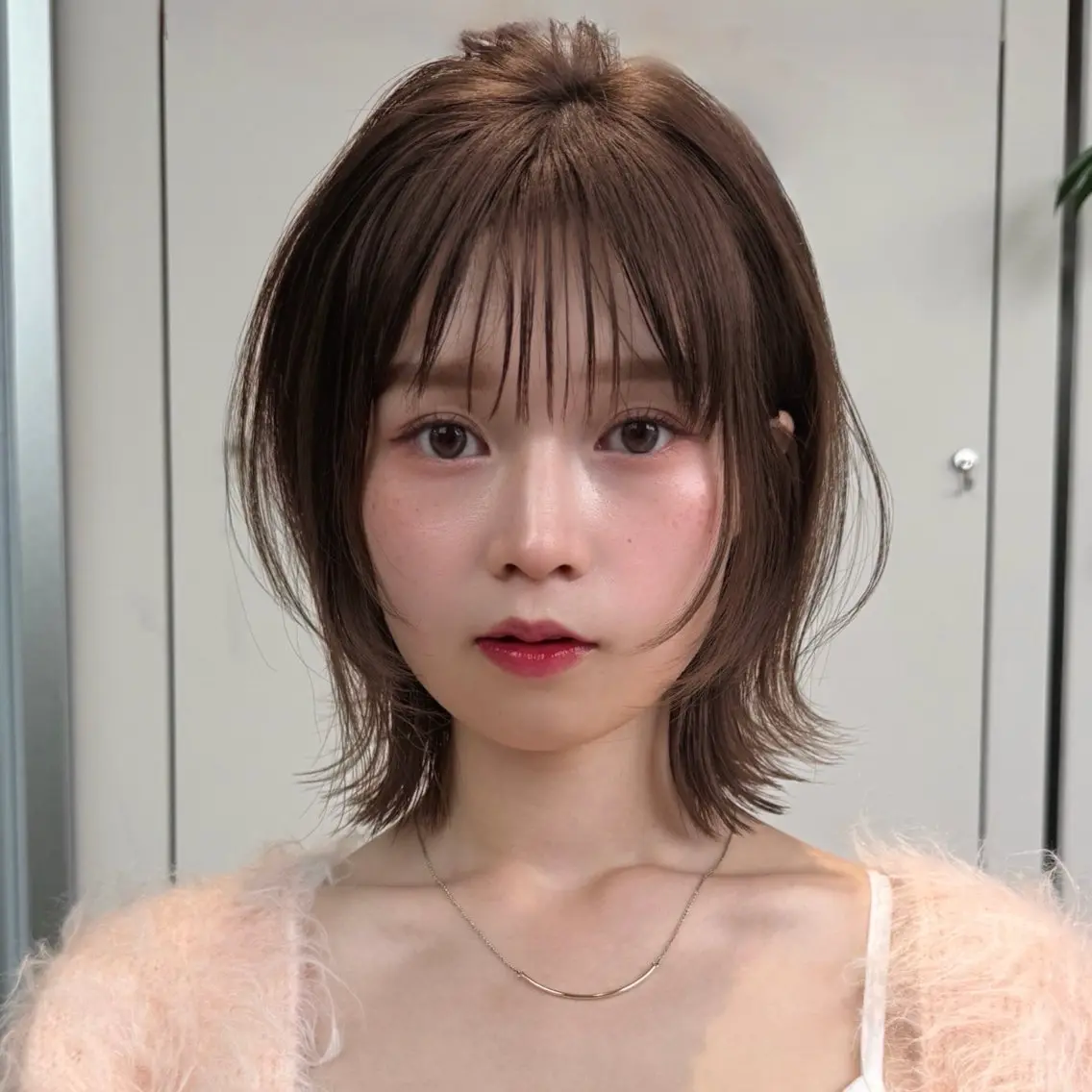 ミディアム 髪質改善🪄 イルミナカラー岩谷のヘアスタイル