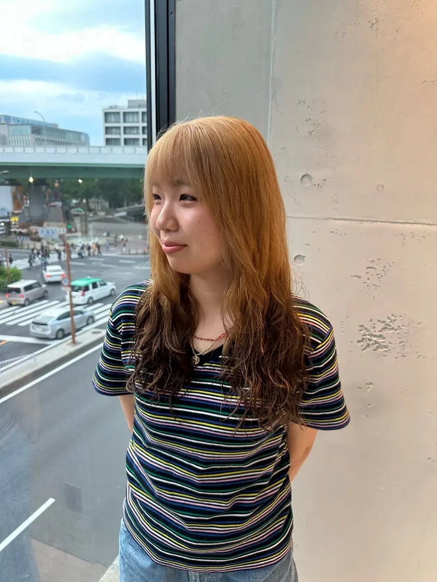 ロング ヘアカラー 小寺柚初 【似合わせ/艶髪】のヘアスタイル