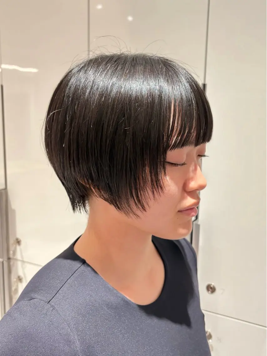 ショート ショートレイヤー 顔周りカット レイヤーカット ショートヘア 似合わせボブ✨️ RIEのヘアスタイル