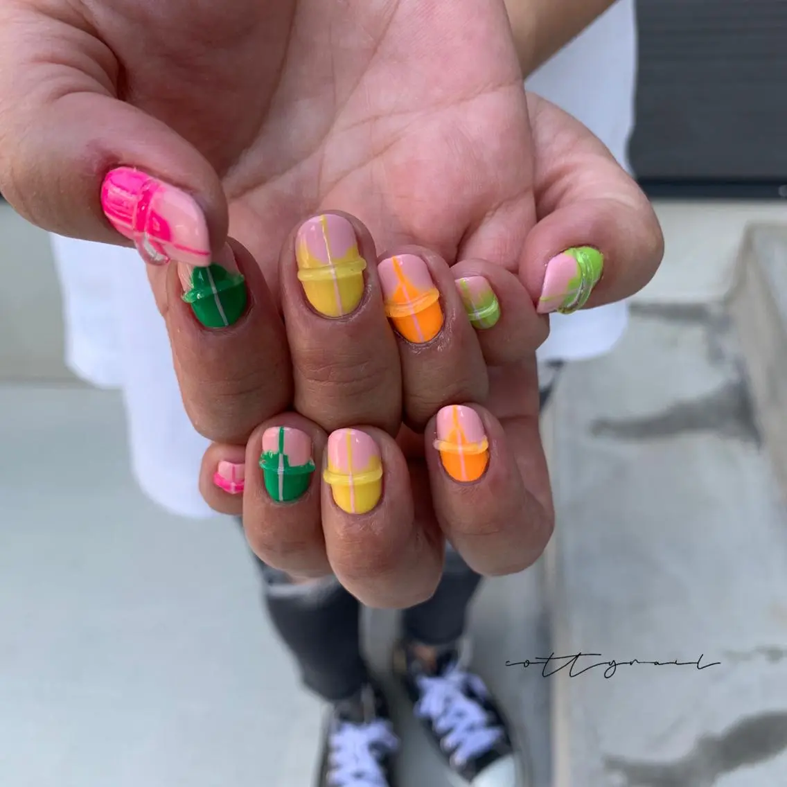 ネイル アートネイル ジェルネイル ニュアンスネイル cottynail -miki-のその他イメージ