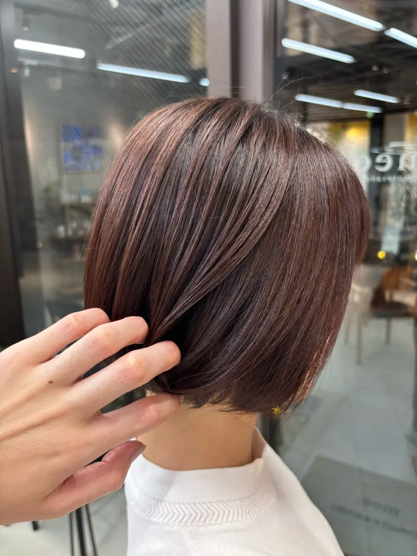 ショート カットモデル募集/ 艶髪ボブ/ショウキのヘアスタイル