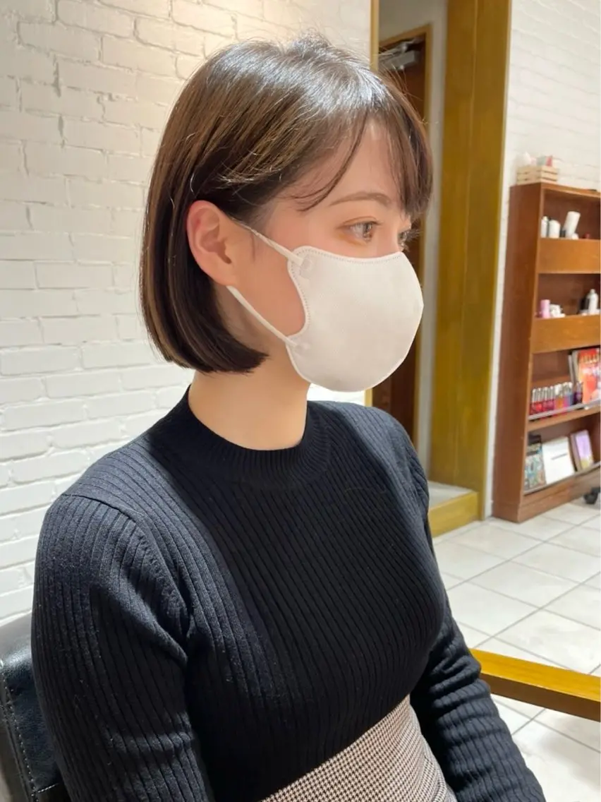ショート 🌿透明感カラー 松本麻里奈🌼のヘアスタイル